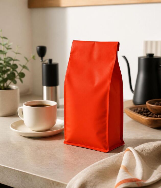 Art-themed coffee pouch